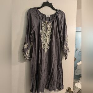 C &C collections grey dress